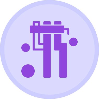 Modern gaz ikonunun vektör illüstrasyonu