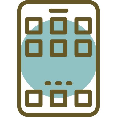 telefon simgesi, vektör illüstrasyon tasarımı