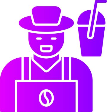 Erkek ikonu. Web için insan vektör simgelerinin basit illüstrasyonu