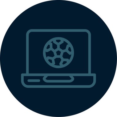 vektör dizüstü simgesi illüstrasyonu