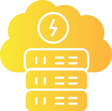 Bulut. Web simgesi basit tasarım