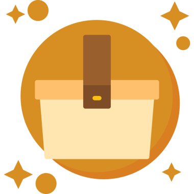 çanta alışveriş web simgesi basit tasarım.