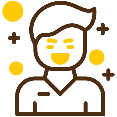 man simgesi vektör illüstrasyonu