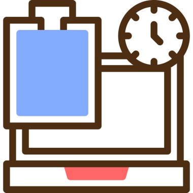 Takvim simgesi vektör illüstrasyonu