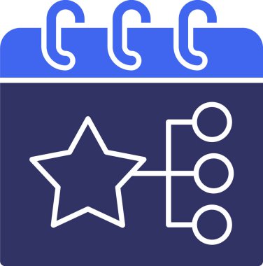 yıldız yıldız web simgesi basit tasarım vektörü çizimi