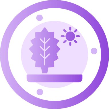 Modern b 'nin vektör illüstrasyonu ağaç simgesinden yoksun