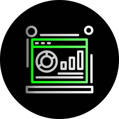 Vektör seo simgesi illüstrasyonu