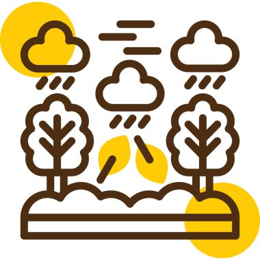 Hava durumu ikonu. vektör illüstrasyonu