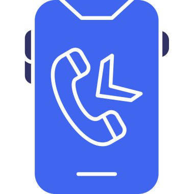 - Telefon. Web simgesi basit illüstrasyon