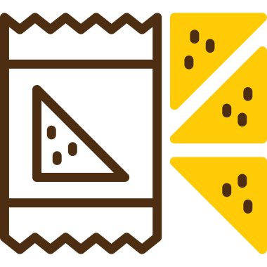 Peynirli yiyecek web simgesi vektör illüstrasyonu