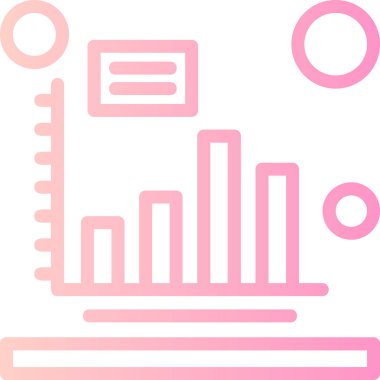 Bar çizelgesi. Web simgesi