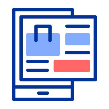 Web simgesi, vektör illüstrasyonu