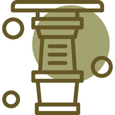 kahve makinesi kahve ikonu ana hatlarıyla