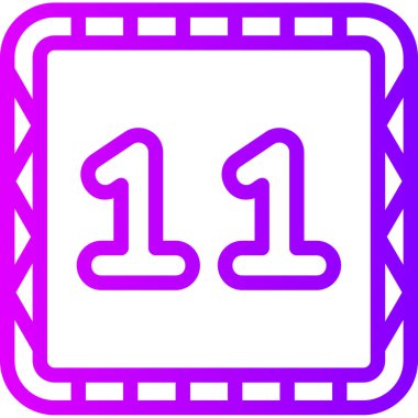 bir numaralı simge işareti tasarımı