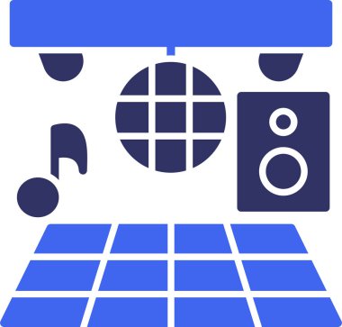 Müzik. Web simgesi basit illüstrasyon