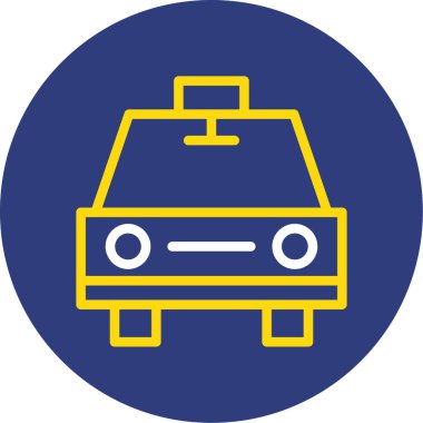 araba simgesi vektör illüstrasyonu