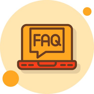 dizüstü bilgisayarı olan düz simge