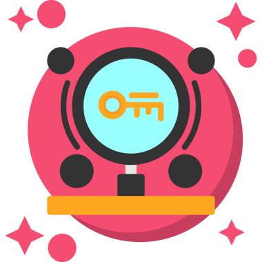 Bir roketin karikatür simgesinin vektör çizimi