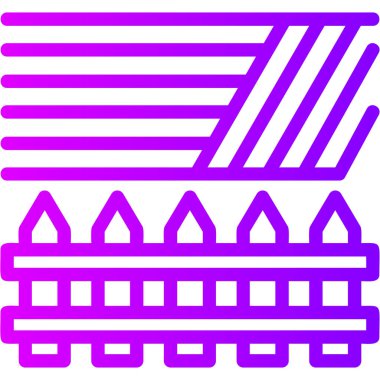 Tek bir izole simgenin vektör illüstrasyonu