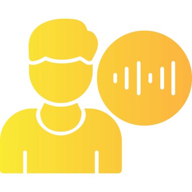 Kullanıcı düz simge vektör çizim