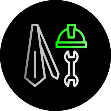 Benzersiz miğfer vektör simgesi