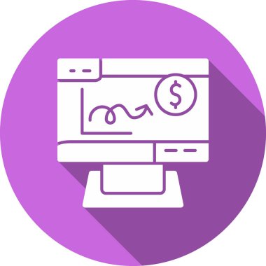 seo modern simgesinin vektör illüstrasyonu