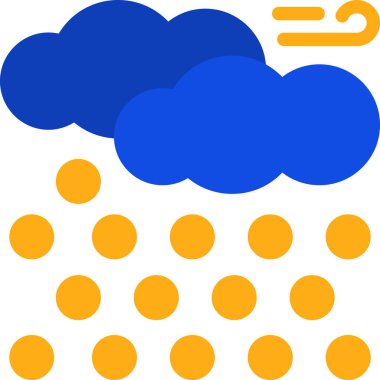 bulut hava kutsal kişilerin resmi, vektör çizim