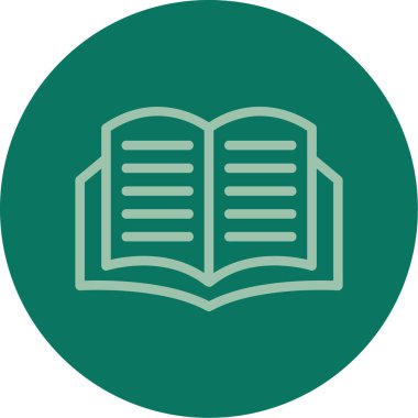 kitap simgesi vektör illüstrasyonu