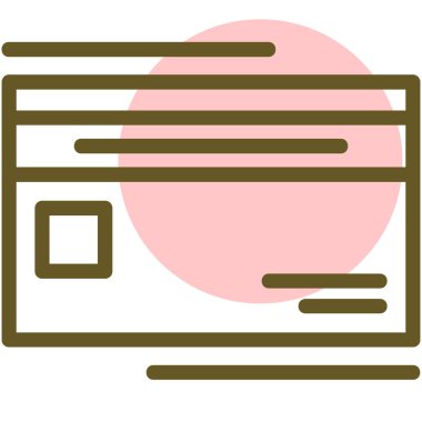 Tarayıcı web sayfası simgesi düz tasarım