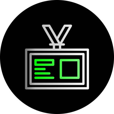 Modern bir simgenin vektör illüstrasyonu