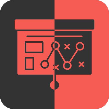 Veri Analytics simgesi, vektör çizim