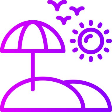 Güneş. Web simgesi basit illüstrasyon