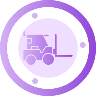 Benzersiz gaz tankı vektör simgesi