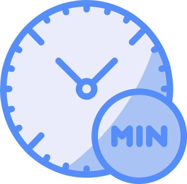 Çalar saat. Web simgesi basit illüstrasyon