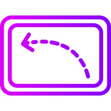 Ok. Web simgesi basit illüstrasyon