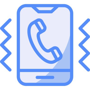 - Telefon. Web simgesi basit illüstrasyon