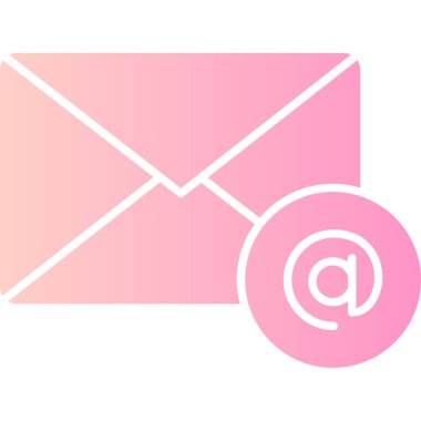 e-posta harfi simgesi düz biçiminde