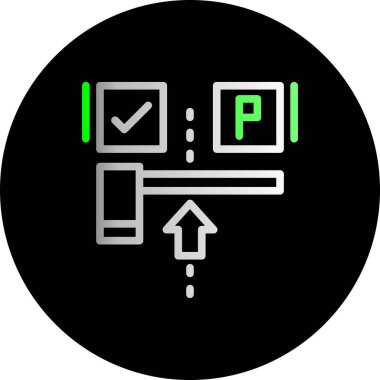 trend biçimi izole edilmiş arkaplanda kontrol listesi simgesi