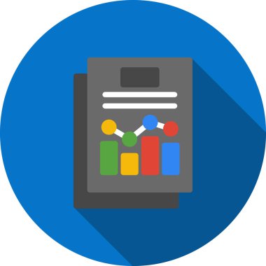 iş yönetimi düz vektör simgesi