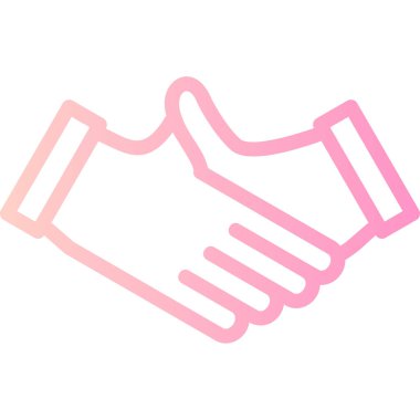 El sıkışma simgesi vektör illüstrasyonu