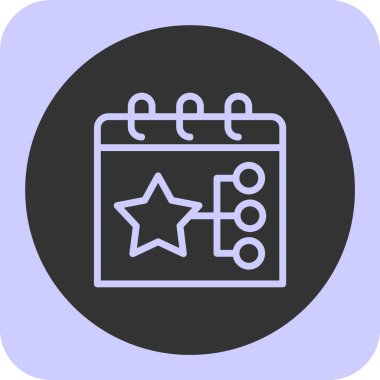 Yıldızın vektör illüstrasyonu