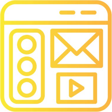 Vektör illüstrasyonu, simge ögesi arkaplanı