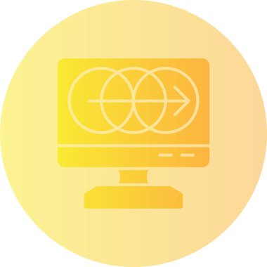 seo modern simgesinin vektör illüstrasyonu