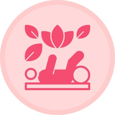 Bir ağaç simgesinin vektör illüstrasyonu