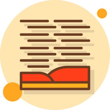 Kitap. Web simgesi basit illüstrasyon