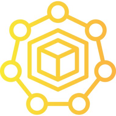 küp simgesi. vektör illüstrasyonu