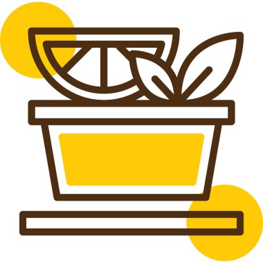 bitki simgesi vektör illüstrasyonu