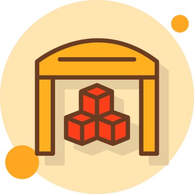 Moda stili izole edilmiş arkaplanda inşaat simgesi