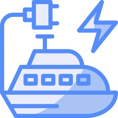 Elektrik kablosu. Basit resimleme