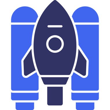 Roket simge vektör çizim